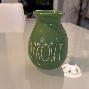 Rae Dunn 'Sprout' Green Vase